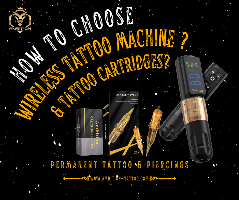 How to Choose the Right Wireless Tattoo Machine & Cartridges for Your Art