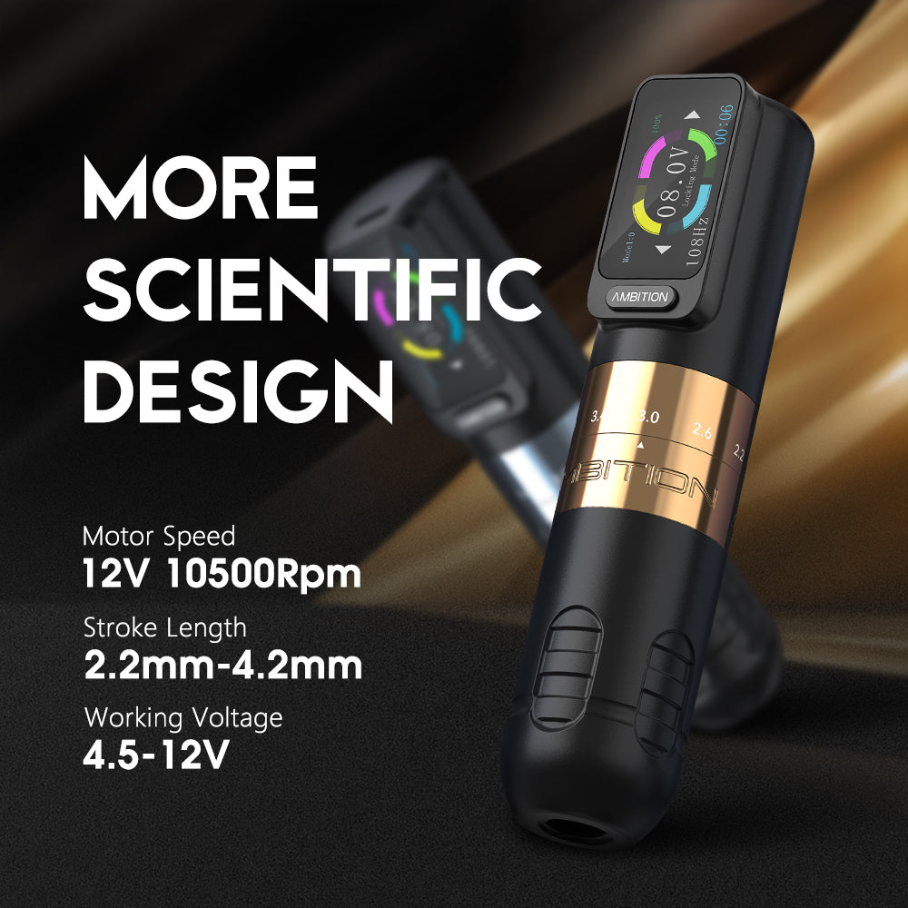 Tattoo Kit | Ambition Seher Wireless Tattoo Machine Kit