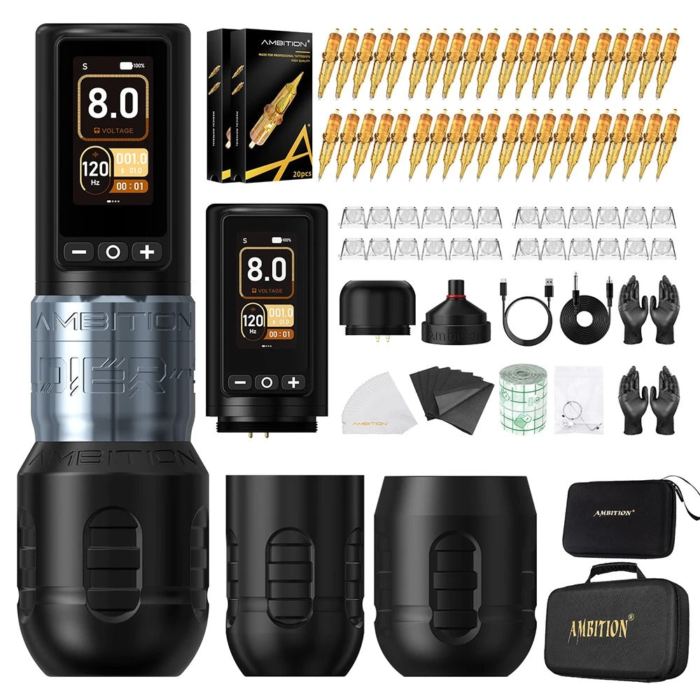 Ambition Soldier270 Wireless Tattoo Machine Kit