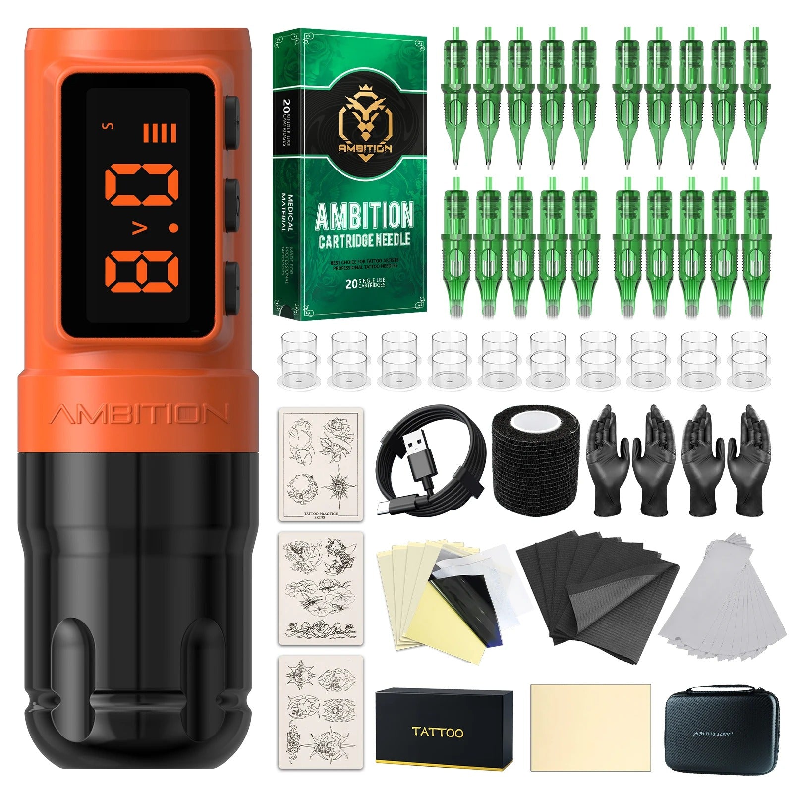 Ambition Bolt-X Wireless Tattoo Machine Pen