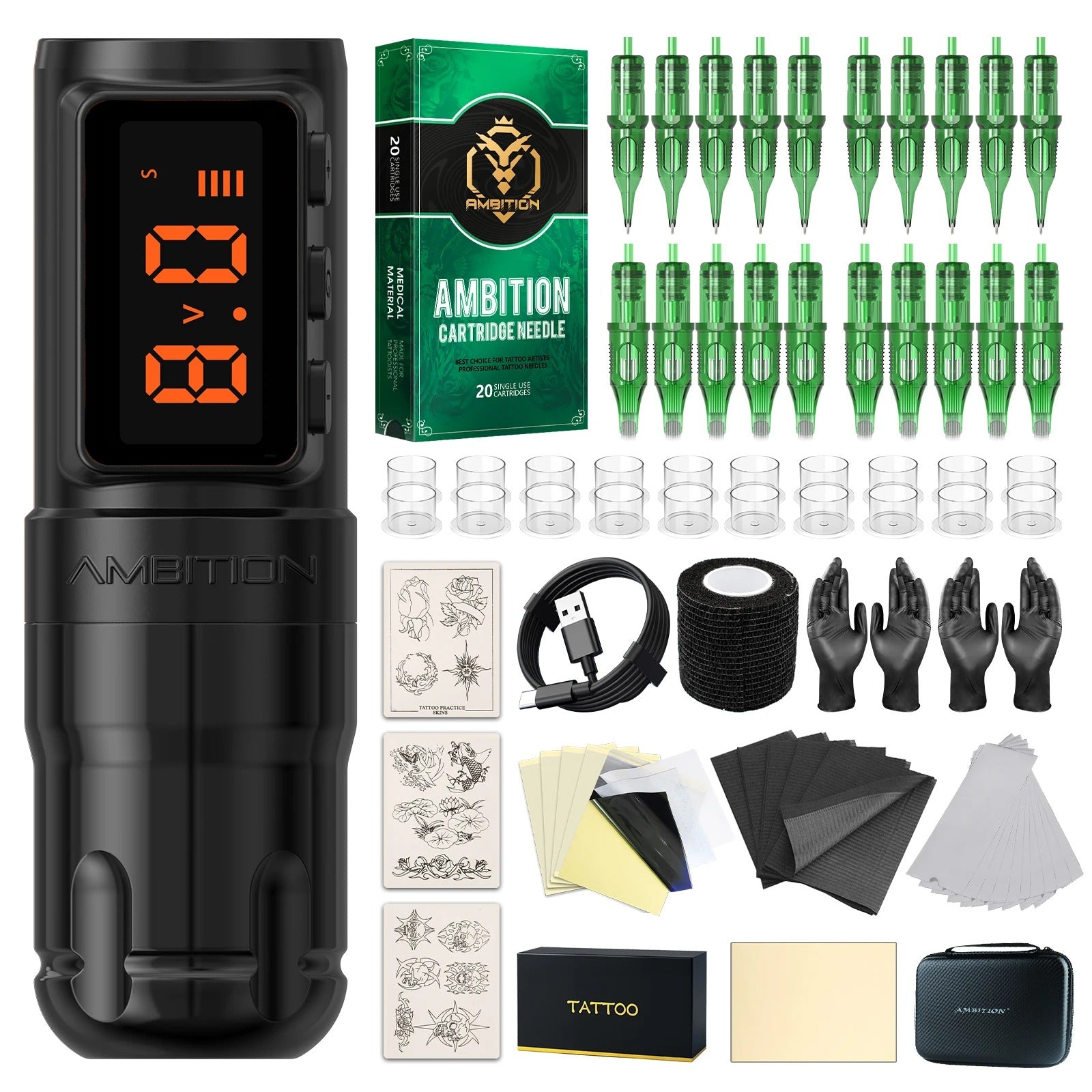 Ambition Bolt-X Wireless Tattoo Machine Pen