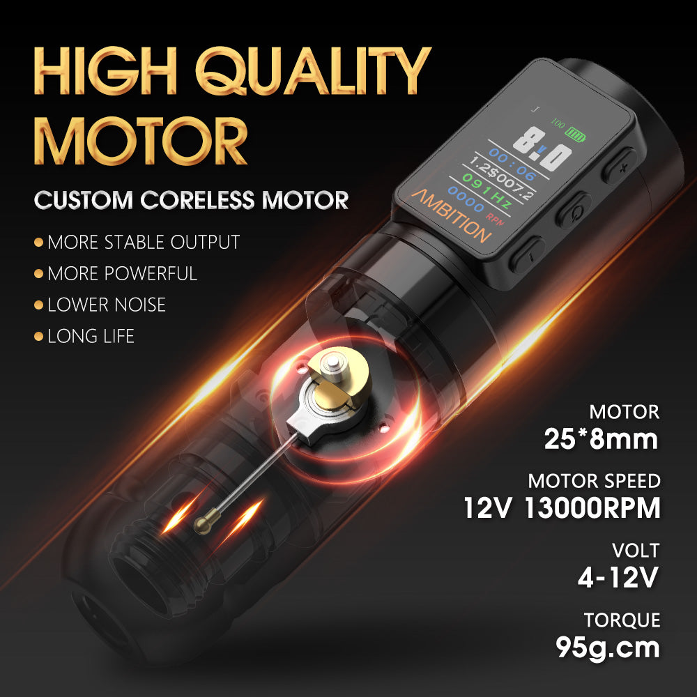 Ambition Soldier Max Complete Tattoo Machine Kit