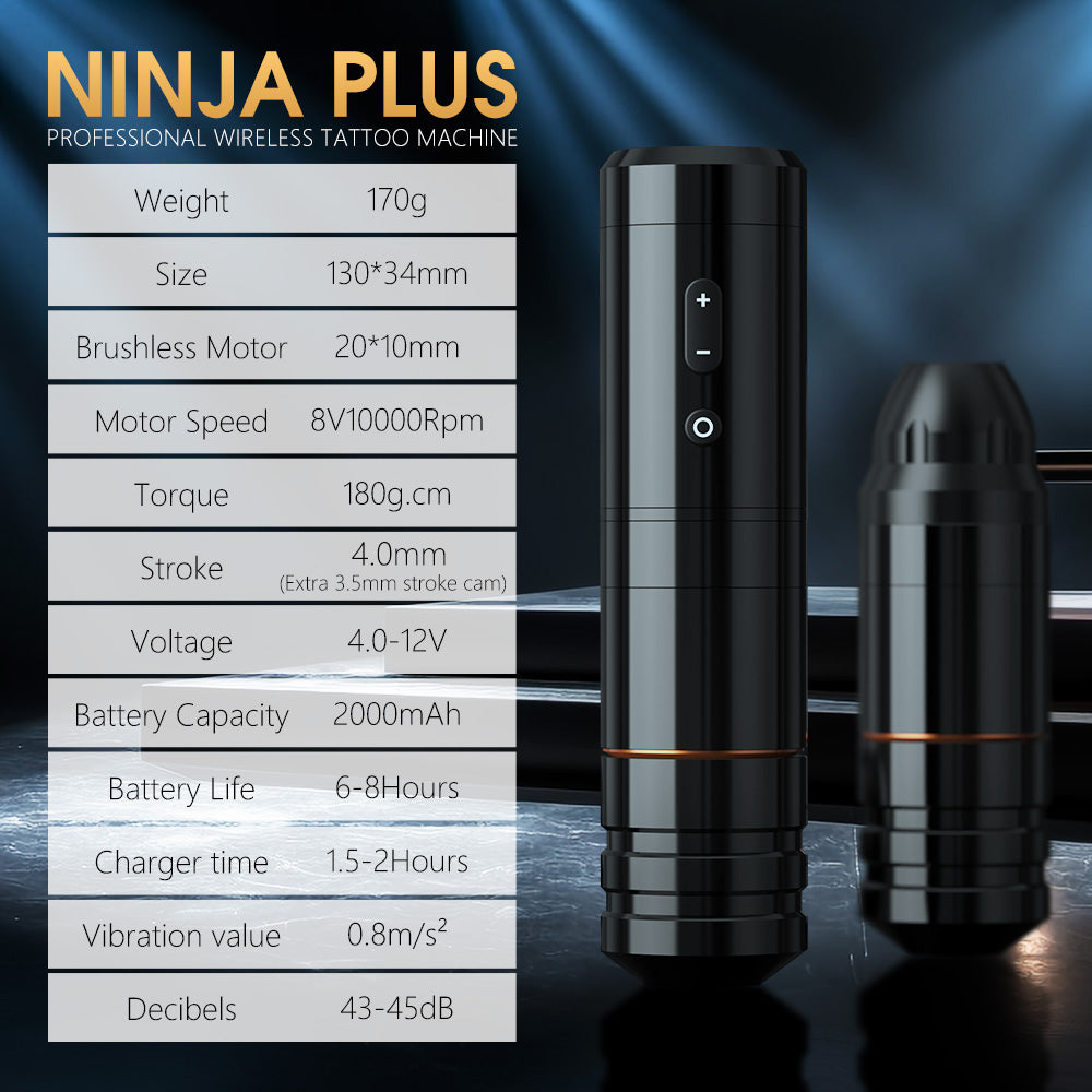 Ambition Ninja Nova 2024 Unlimited Wireless Tattoo Pen