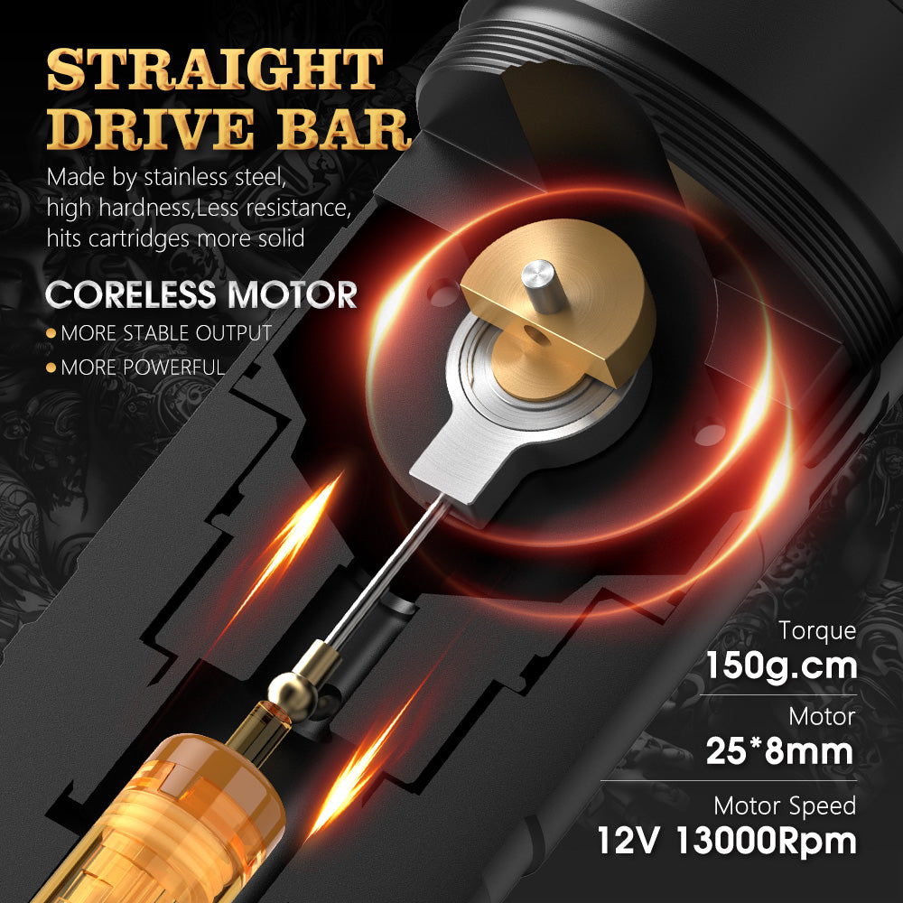 Ambition Ninja Ultra 2024 Wireless Tattoo Machine Pen