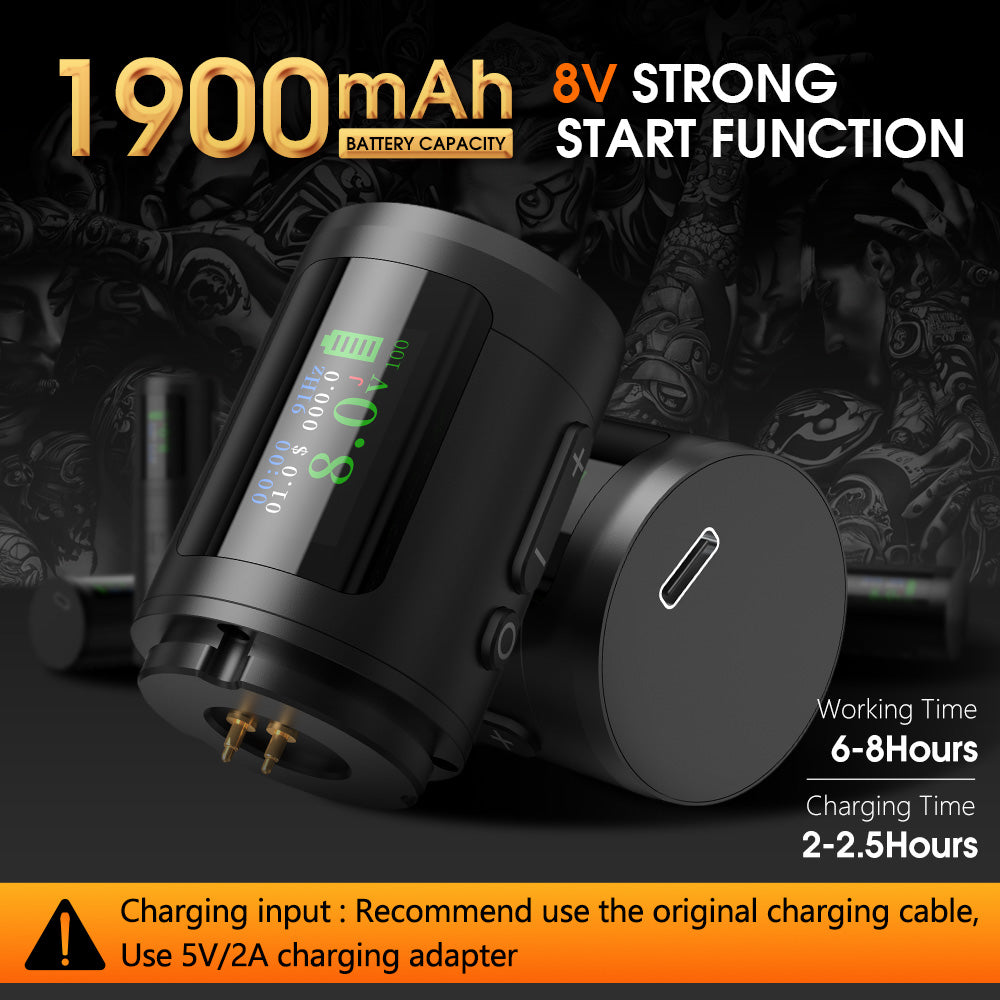 Ambition Ninja Ultra 2024 Wireless Tattoo Machine Pen