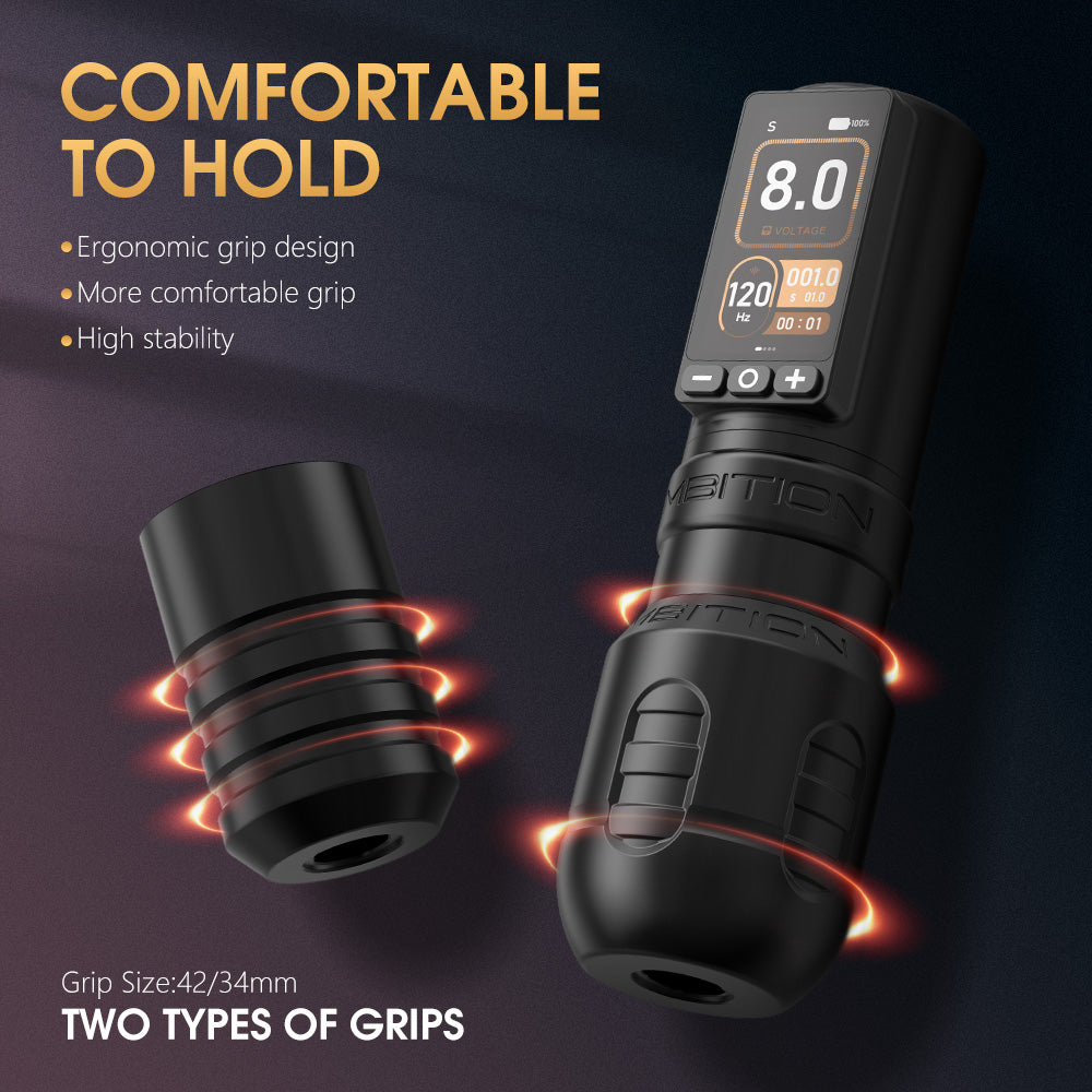 Ambition Torden Max Wireless Tattoo Machine 4.0+3.5mm