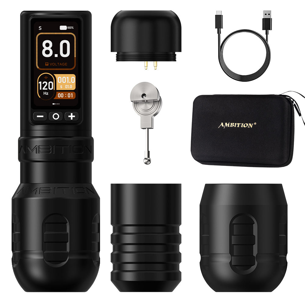 Ambition Torden Max Wireless Tattoo Machine 4.0+3.5mm