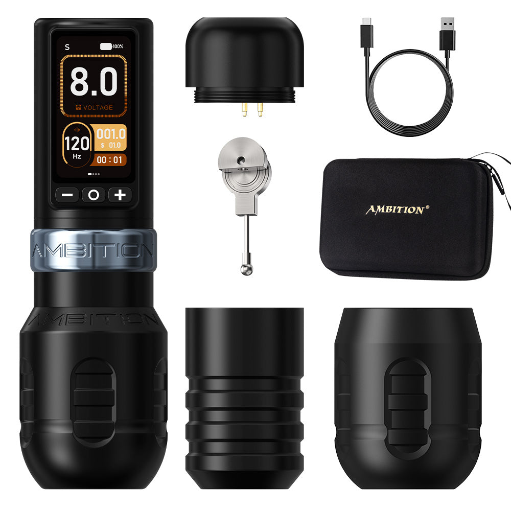 Ambition Torden Max Wireless Tattoo Machine 4.0+3.5mm