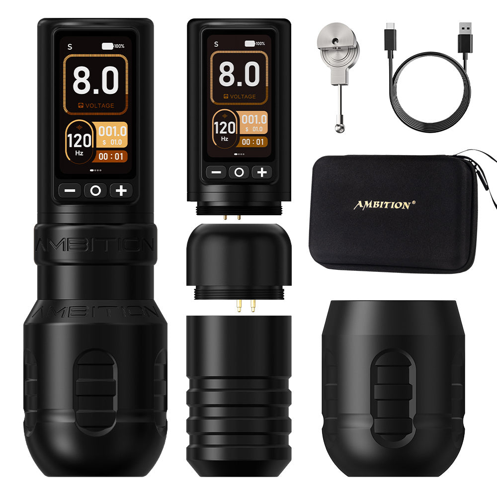 Ambition Torden Max Wireless Tattoo Machine 4.0+3.5mm