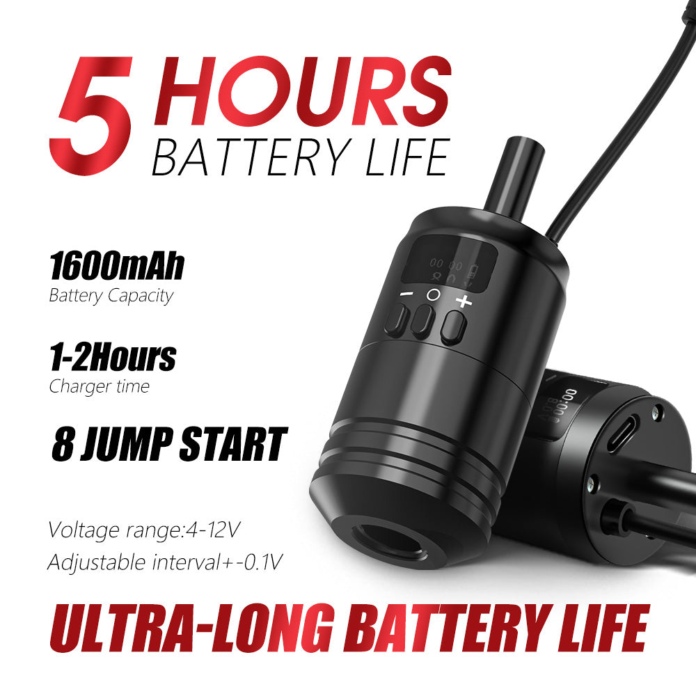 Ambition 2 in 1 Tattoo Battery Grip