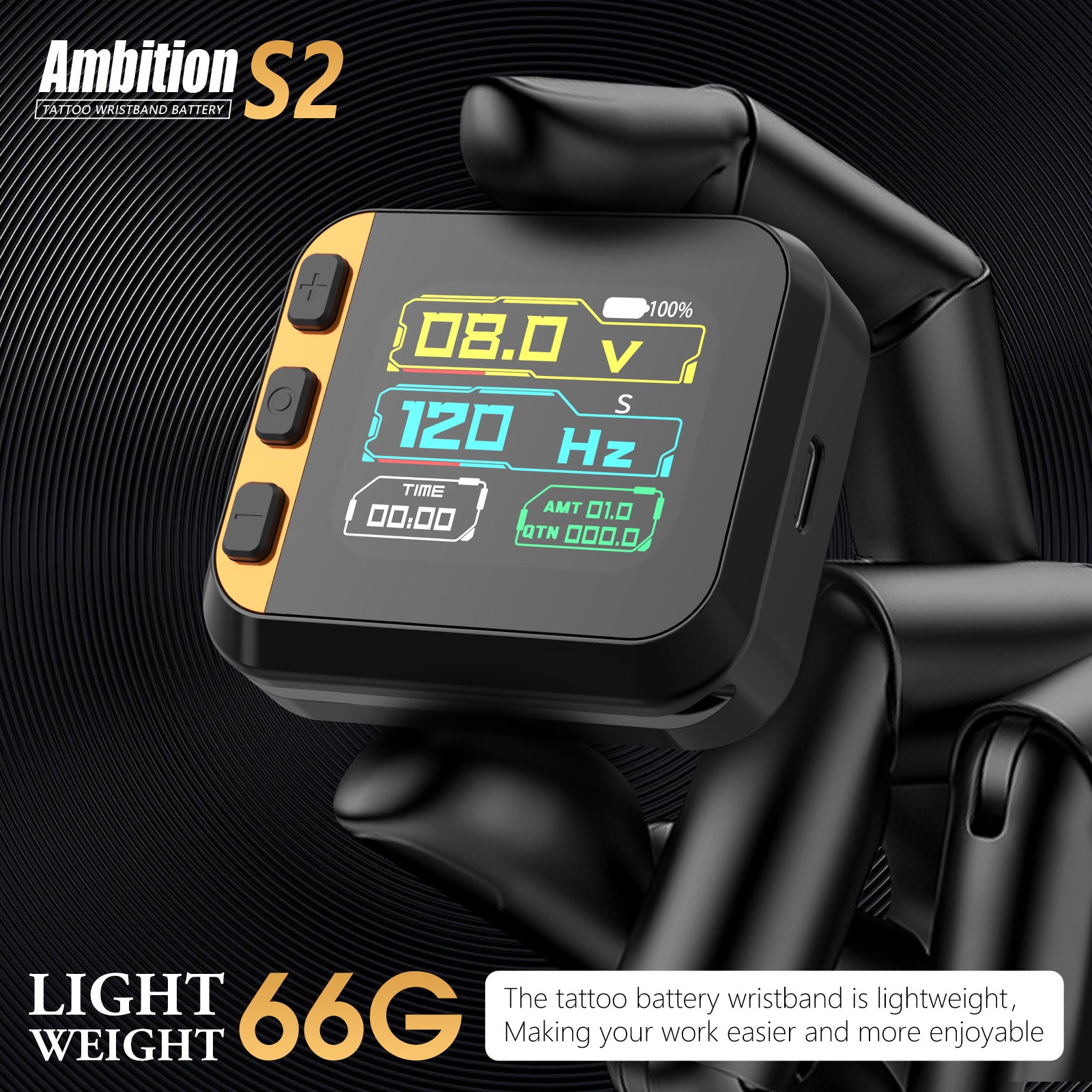 Ambition S2 Touch Screen Watch Power Supply