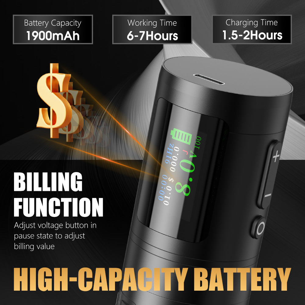 ambition Ninja Ultra Wireless Tattoo Machine Kit