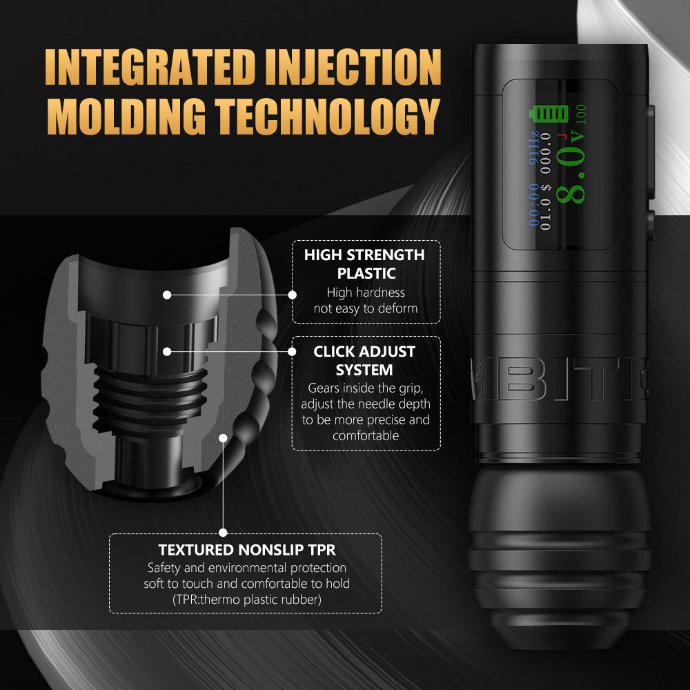 ambition Ninja Ultra Wireless Tattoo Machine Kit