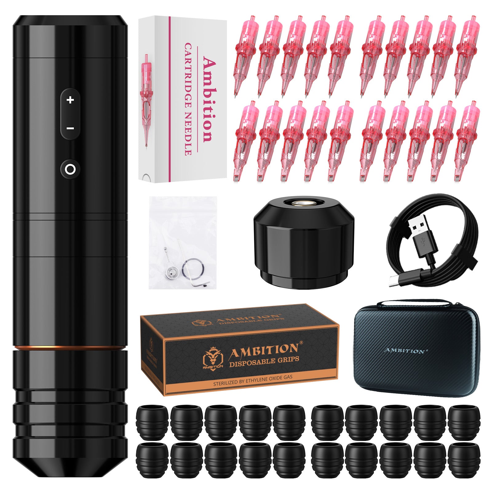 Ambition Ninja Plus Wireless Tattoo Machine Kit