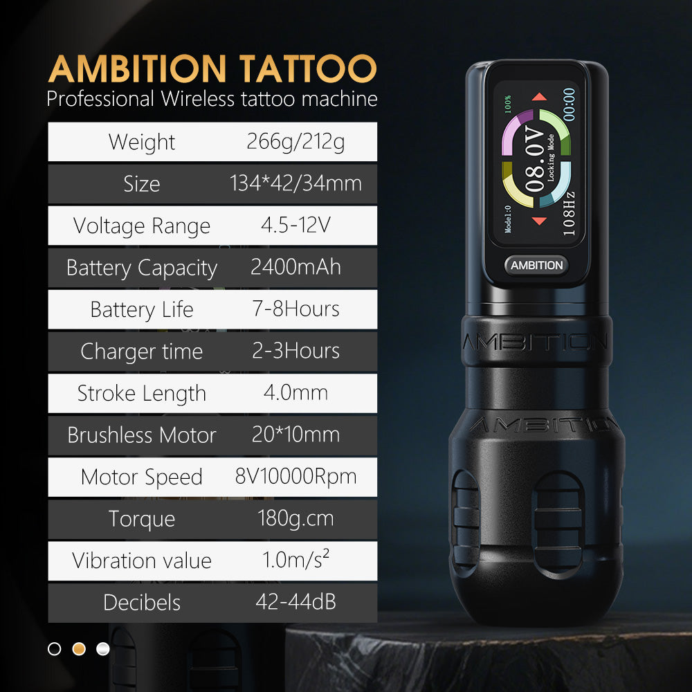 Ambition Torden Max Wireless Tattoo Machine