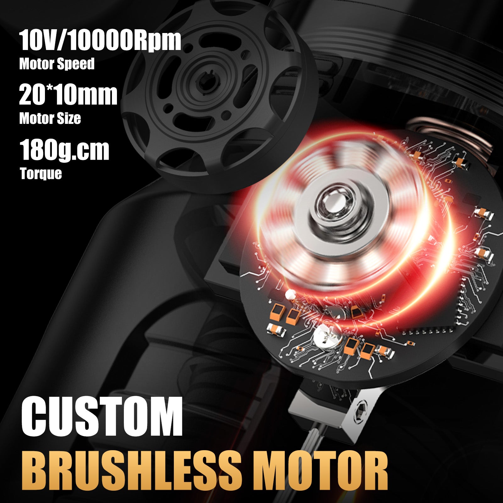 Ambition Zetton Wireless Tattoo Machine Straight Direct Drive System