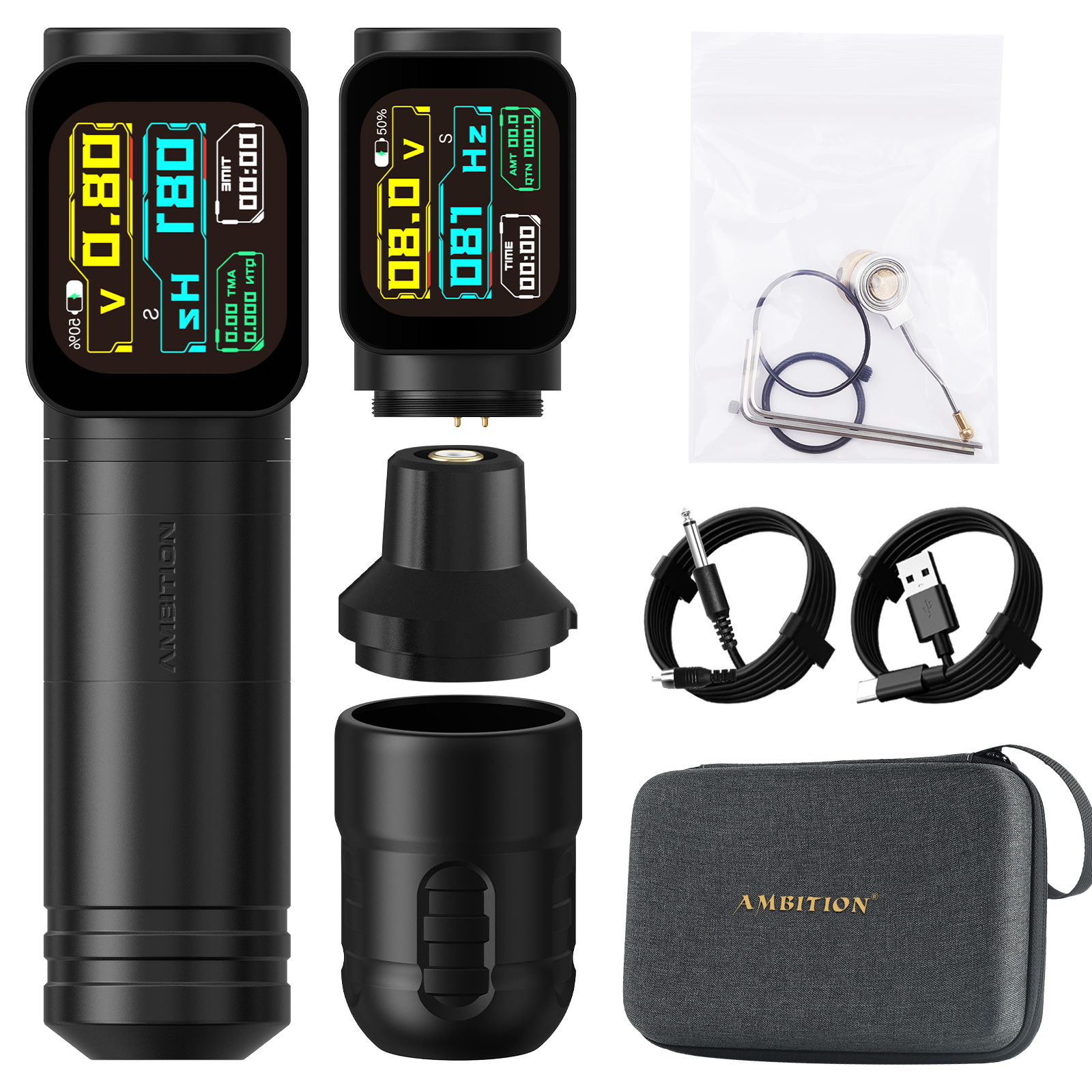 Ambition Ninja Max Wireless Tattoo Machine 4.0+3.5mm