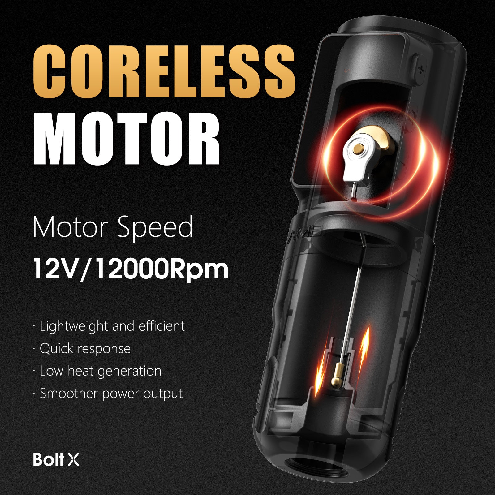 Ambition Bolt-X Wireless Tattoo Machine Pen