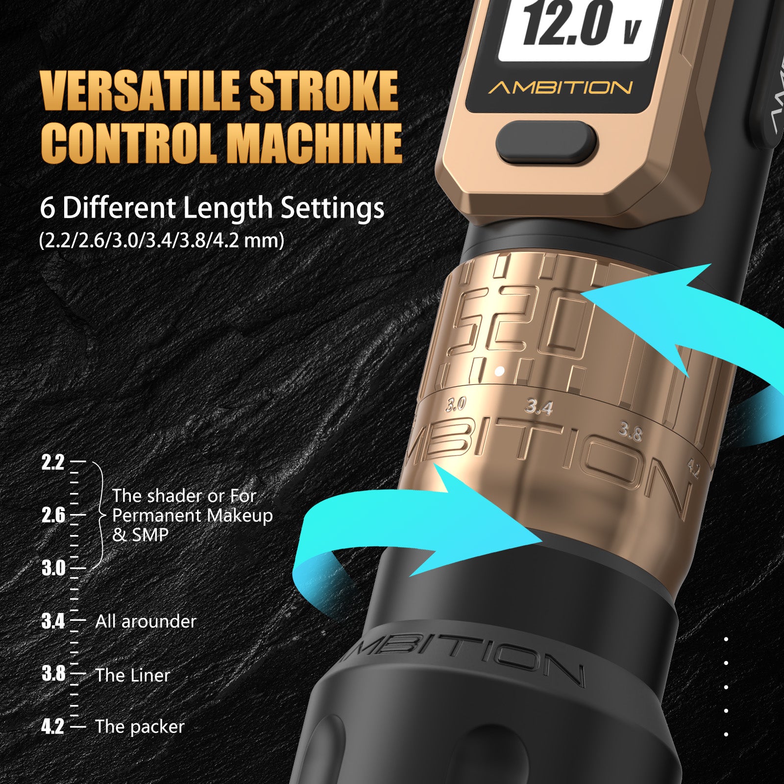 Ambition Soldier Pro 520 Wireless Tattoo Machine