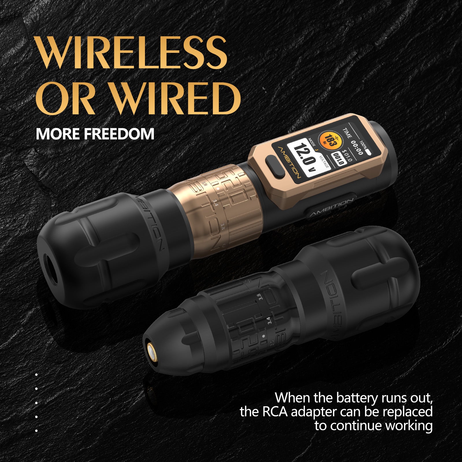 Ambition Soldier Pro 520 Wireless Tattoo Machine