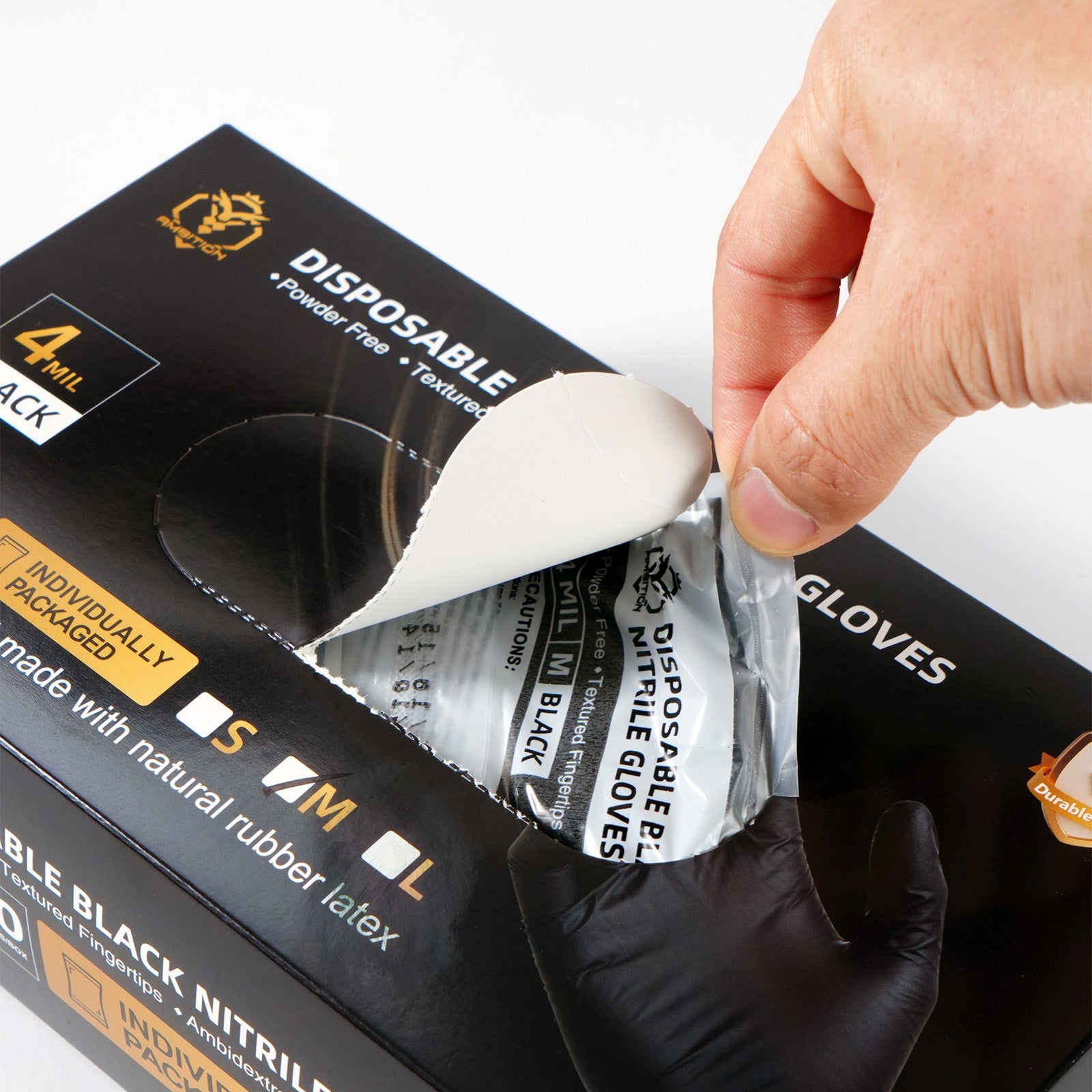 Ambition disposable gloves (60 pieces/box)