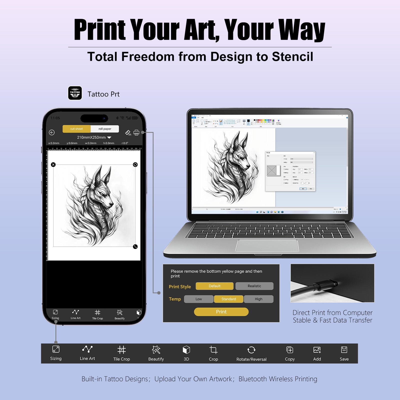 Ambition G2 Wireless Inkless Transfer Machine