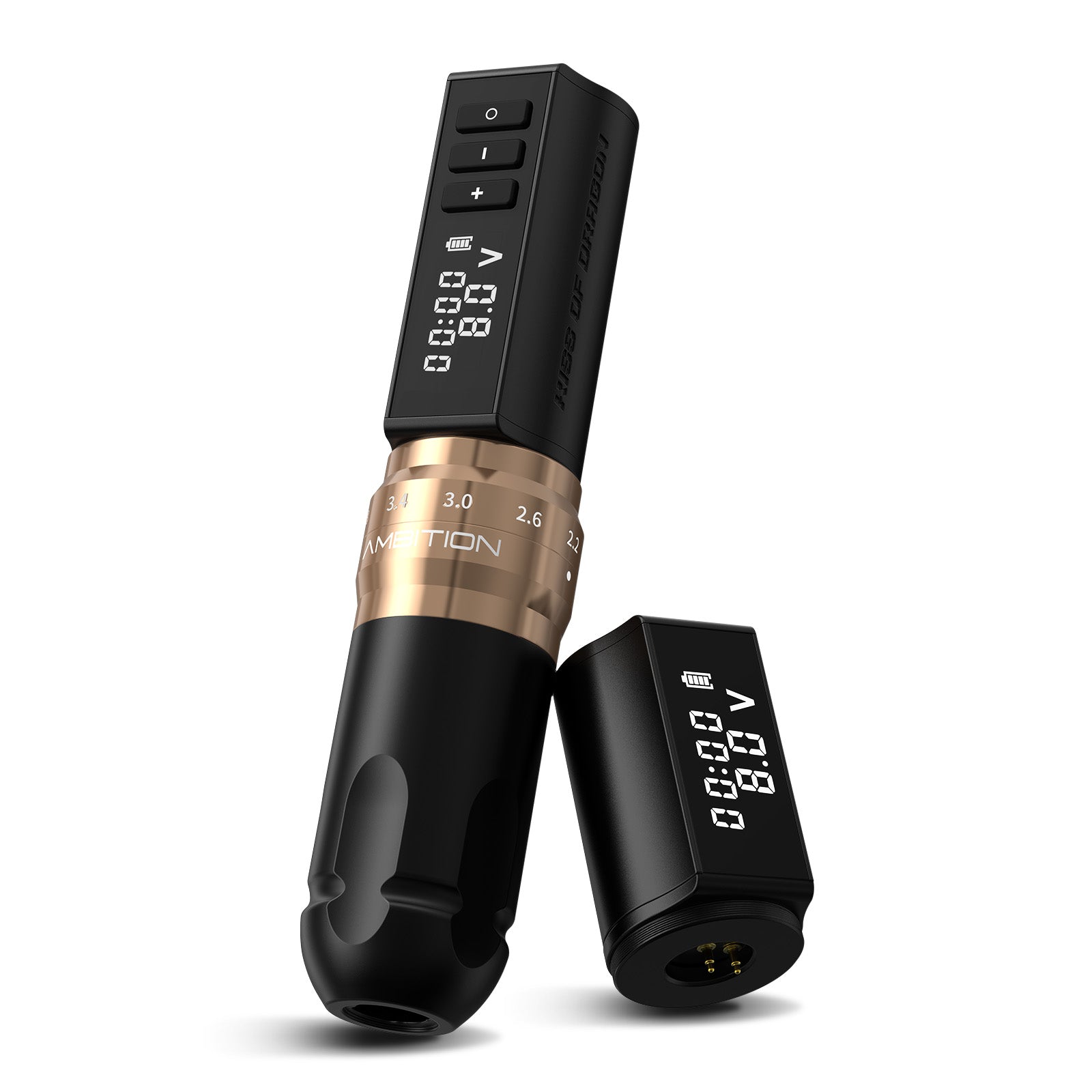 Ambition Hunter K1 Wireless Tattoo Pen – Dual Battery Rotary Machine