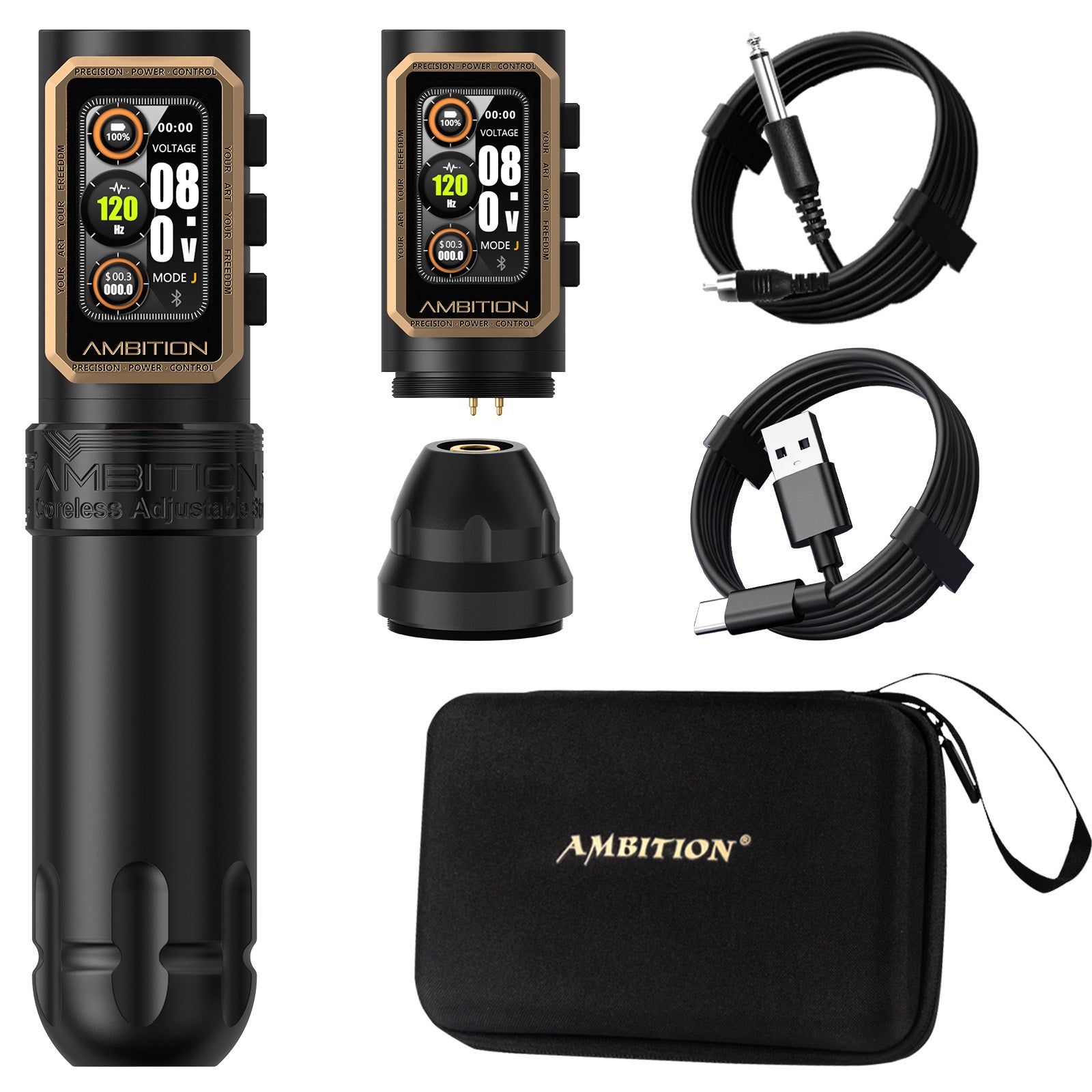 Ambition Epoch Wireless Tattoo Machine Coreless Motor