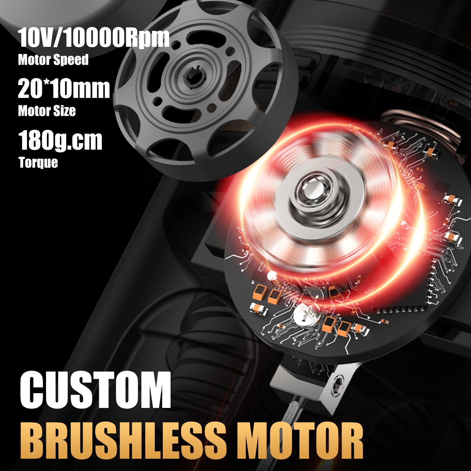 Ambition ABS Zetton Wireless Rotary Tattoo Machine