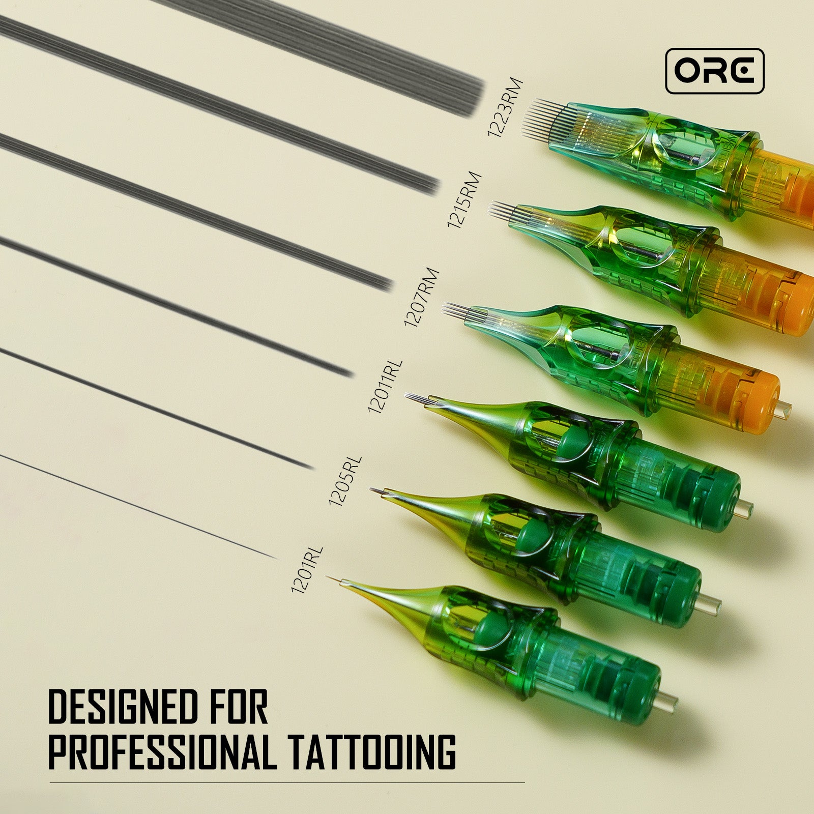 Ambition ORE Tattoo Cartridge Needles RL/RM/M1 20pcs