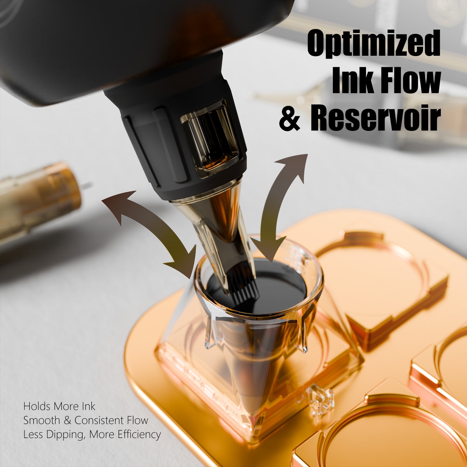 Ambition Soldier Pro 520 Professional Tattoo Kit ORE/AEGIS Cartridges 20pcs