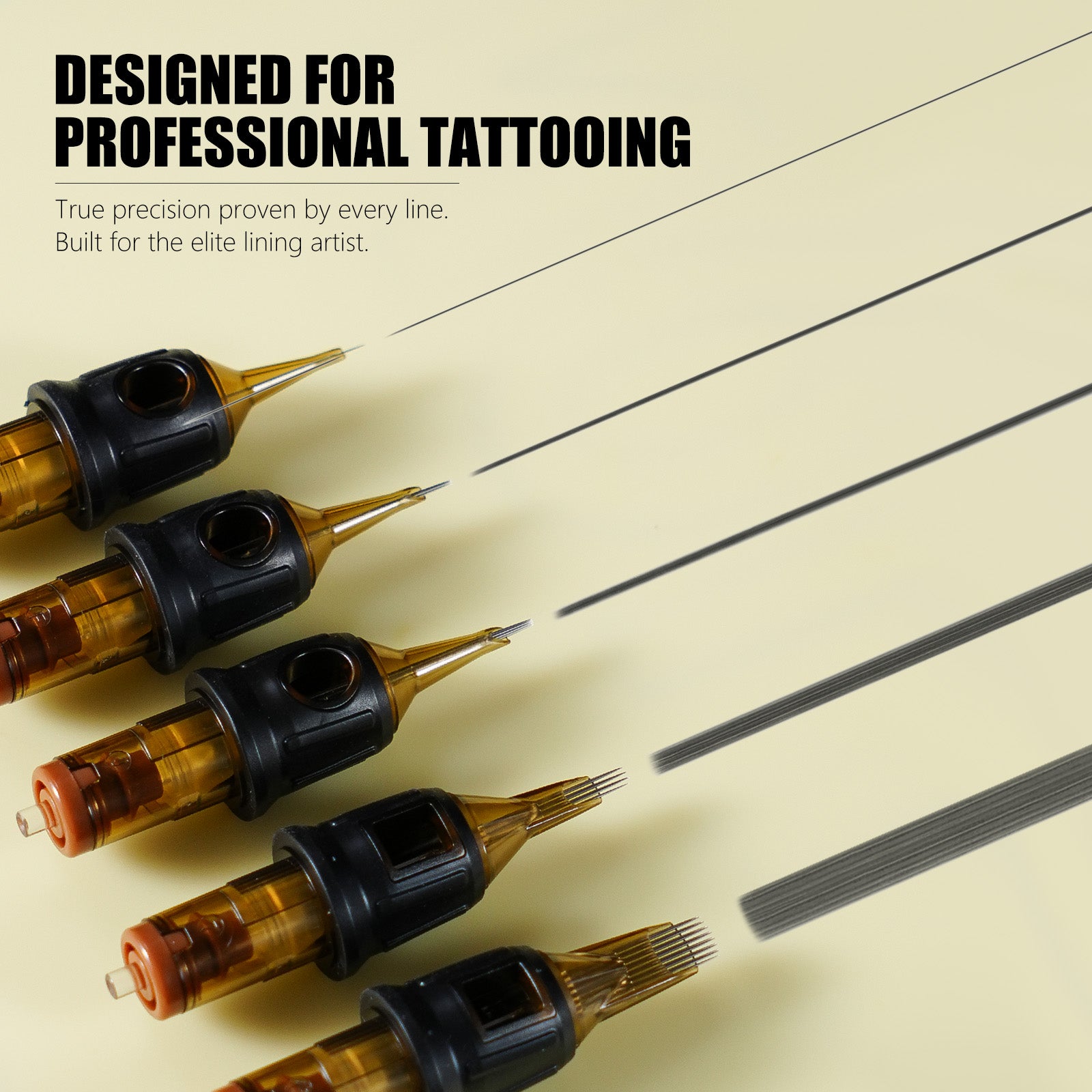 Ambition AEGIS Tattoo Cartridges Needles - Finger-Control Cartridge