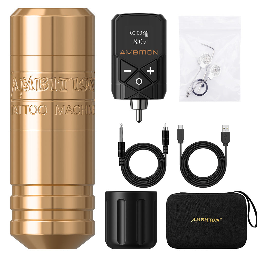Ambition Torped Wireless Tattoo Machine Kit