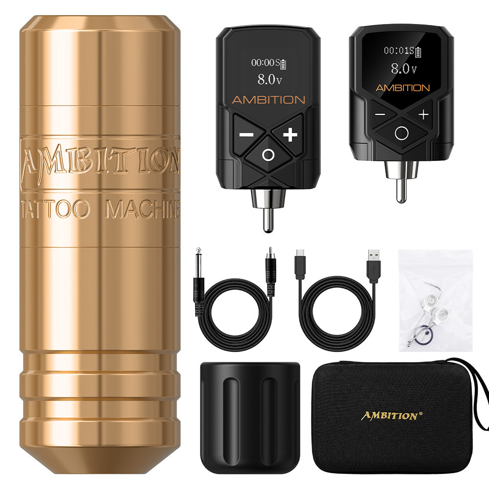 Ambition Torped Wireless Tattoo Machine Kit