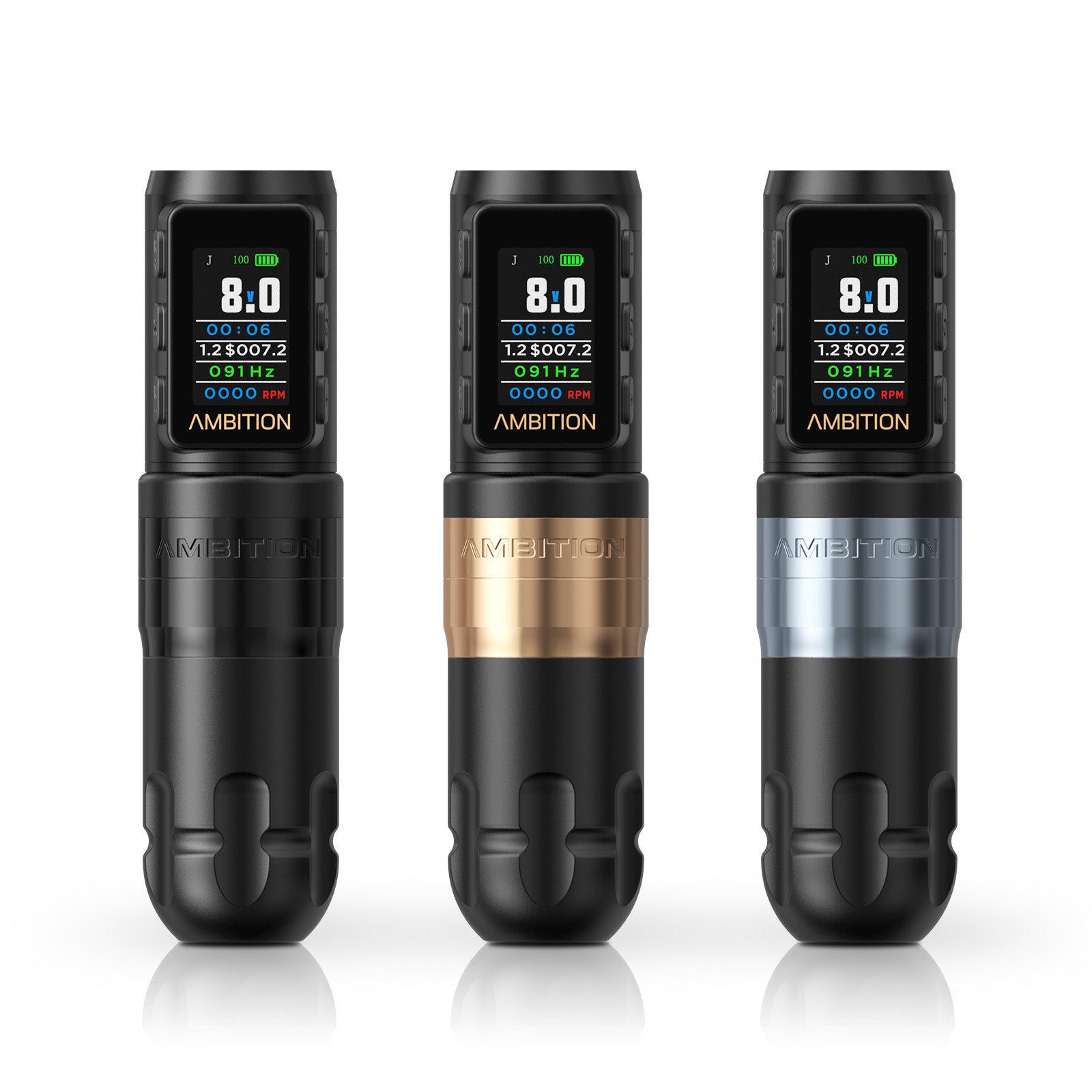 Ambition Shura-X Wireless Tattoo Machine 3.5mm+4.0mm Stroke