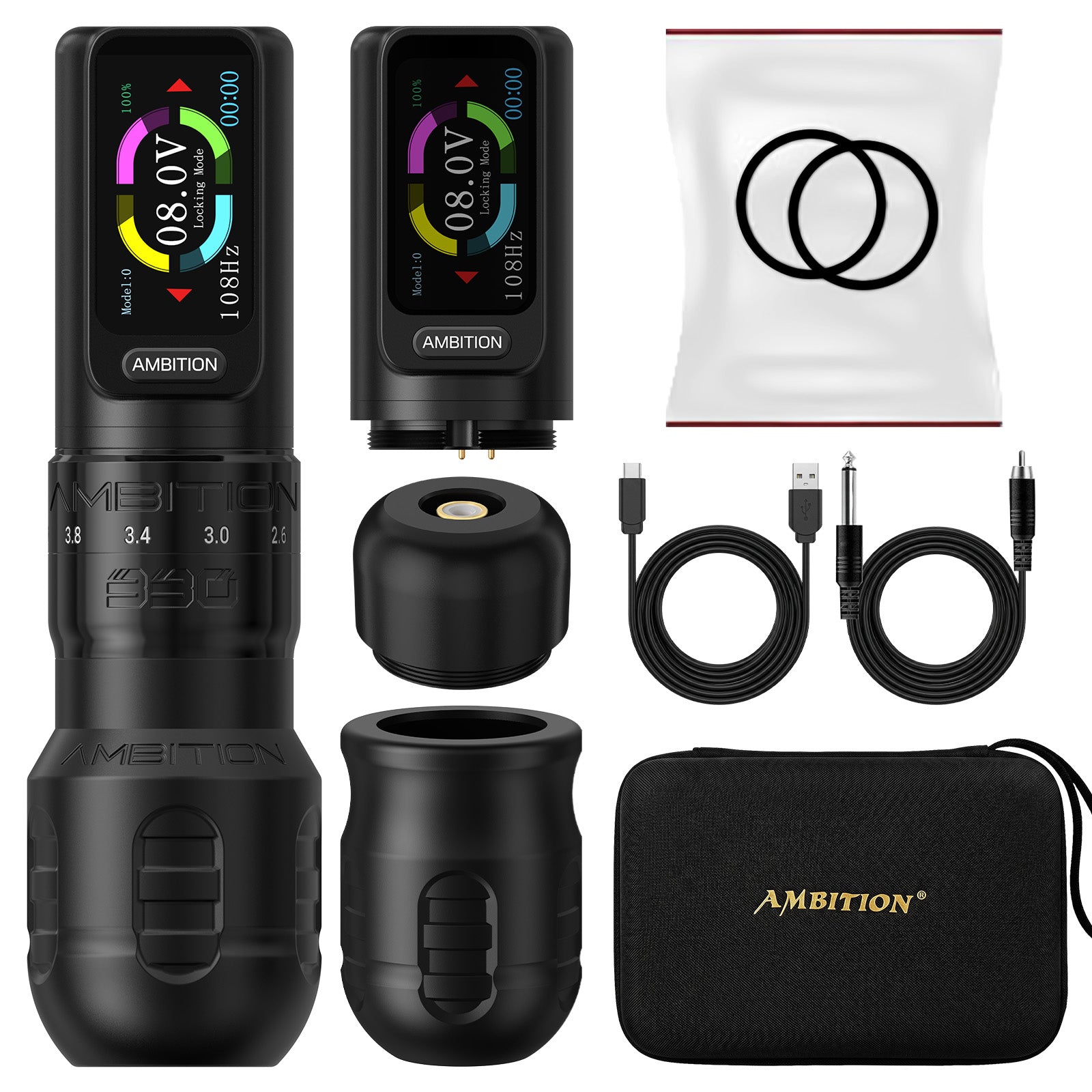 Ambition Seher Plus Adjustable Stroke Wireless Tattoo Machine