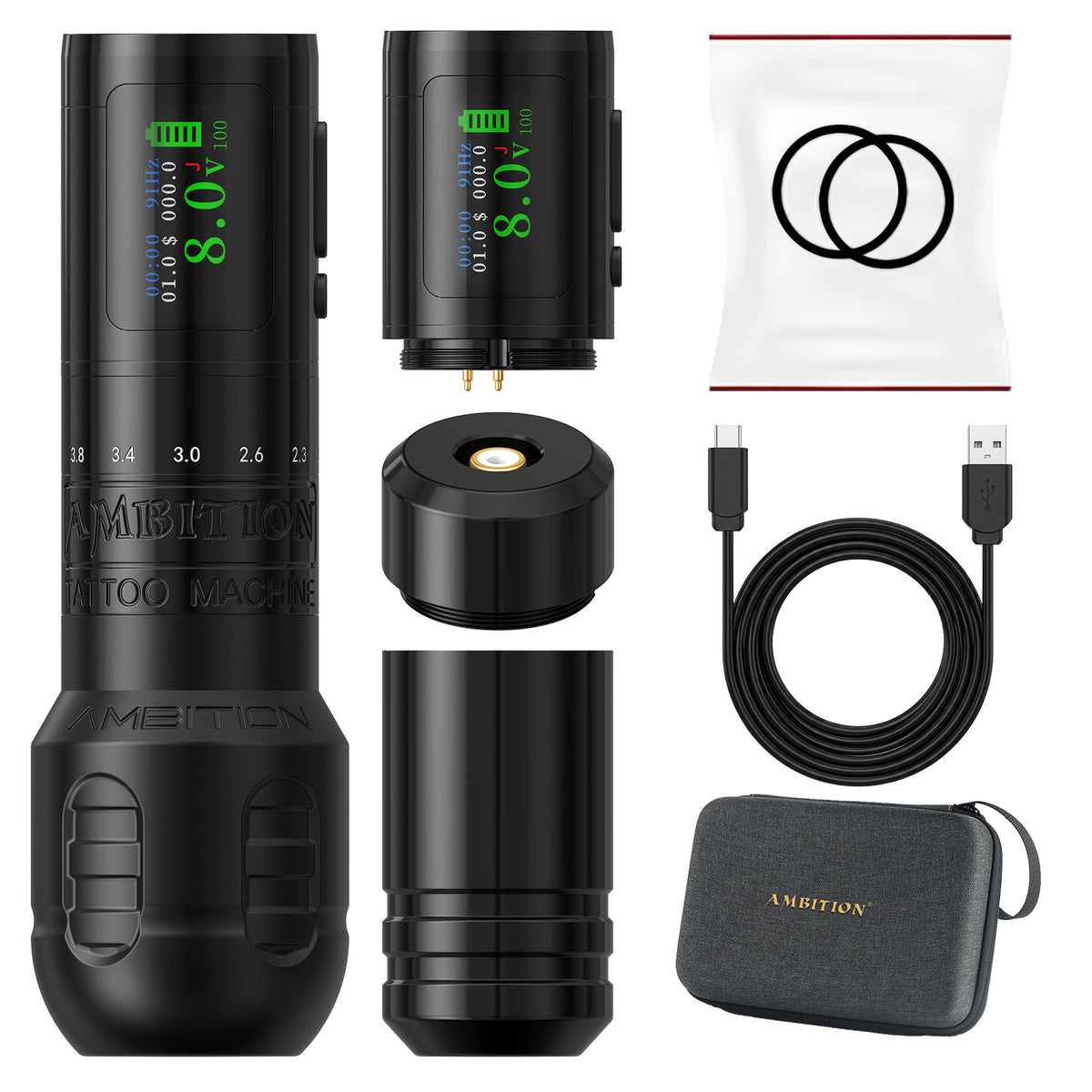 Ambition C1 Plus Wireless Tattoo Machine