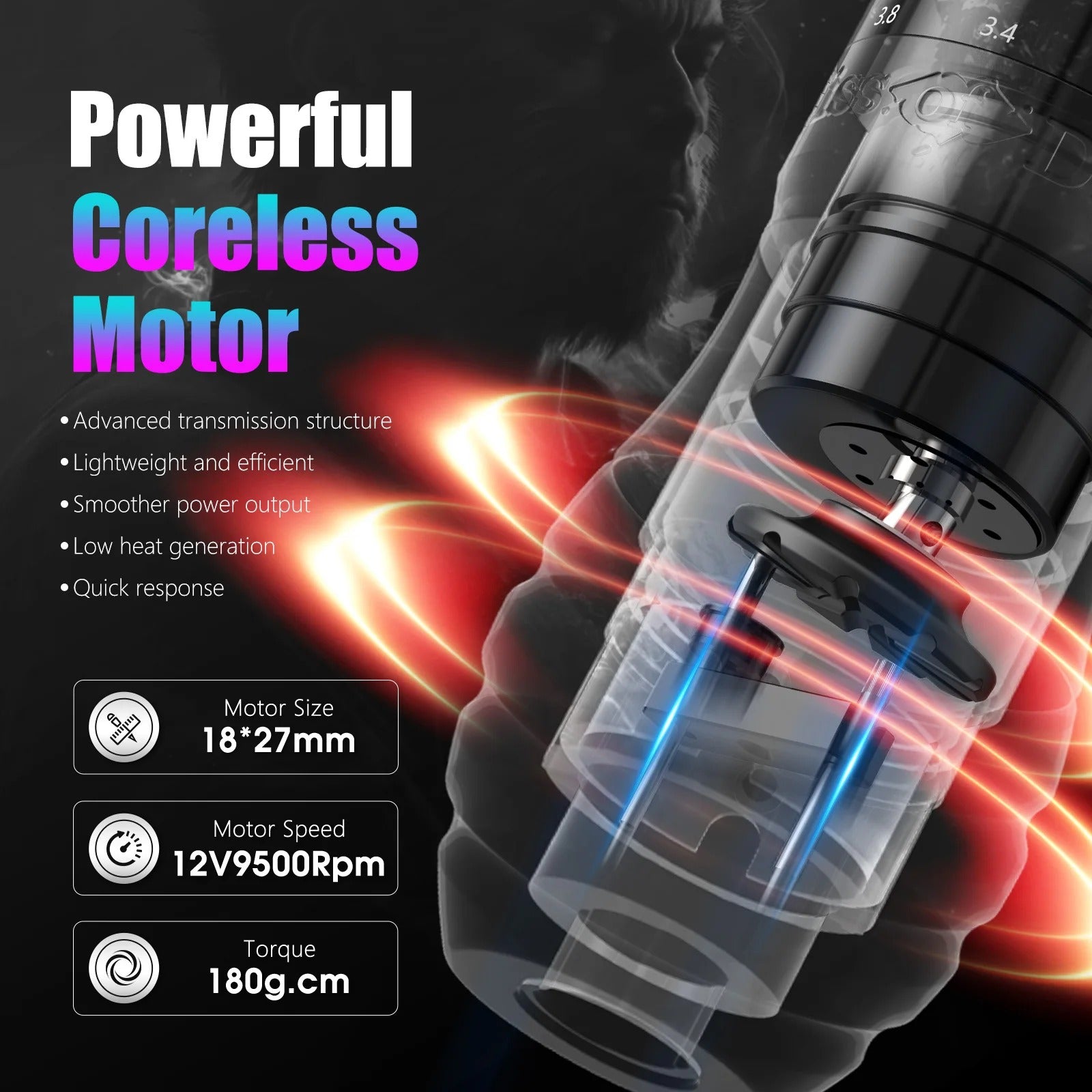 Ambition Traveler-T2 Wireless Tattoo Machine