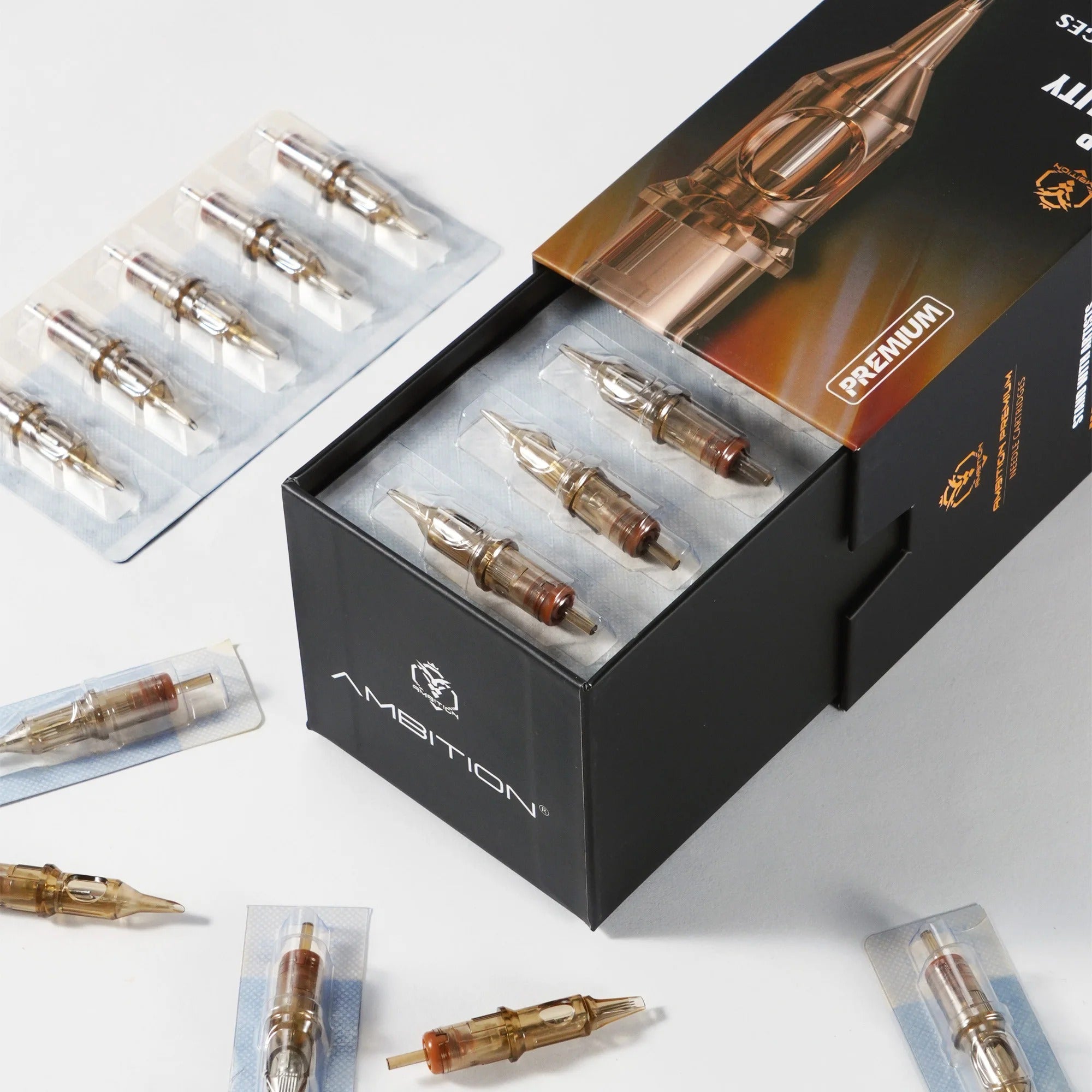 Ambition Premium Tattoo Cartridges Needles 50Pcs
