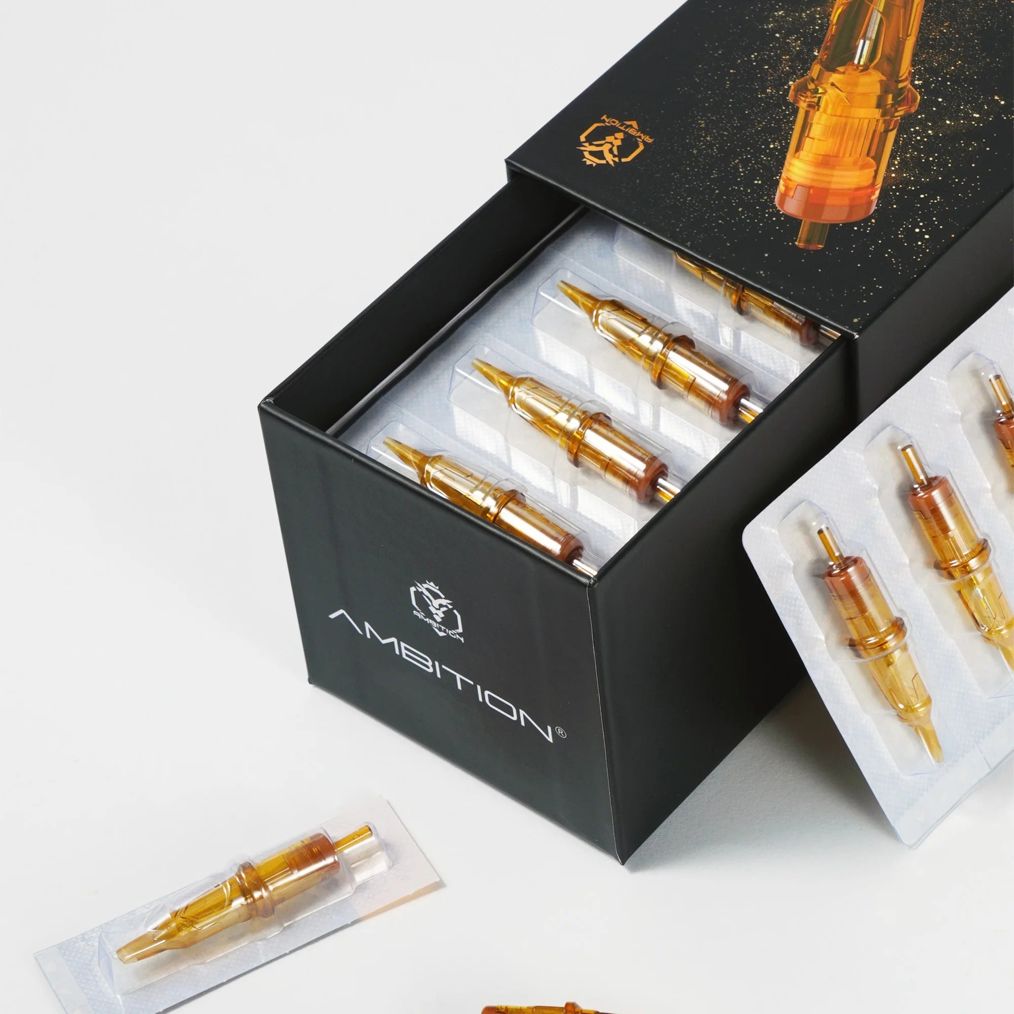 Ambition Glory Mixed Size RL/RS/RM/M1 Tattoo Cartridge Needles 50Pcs