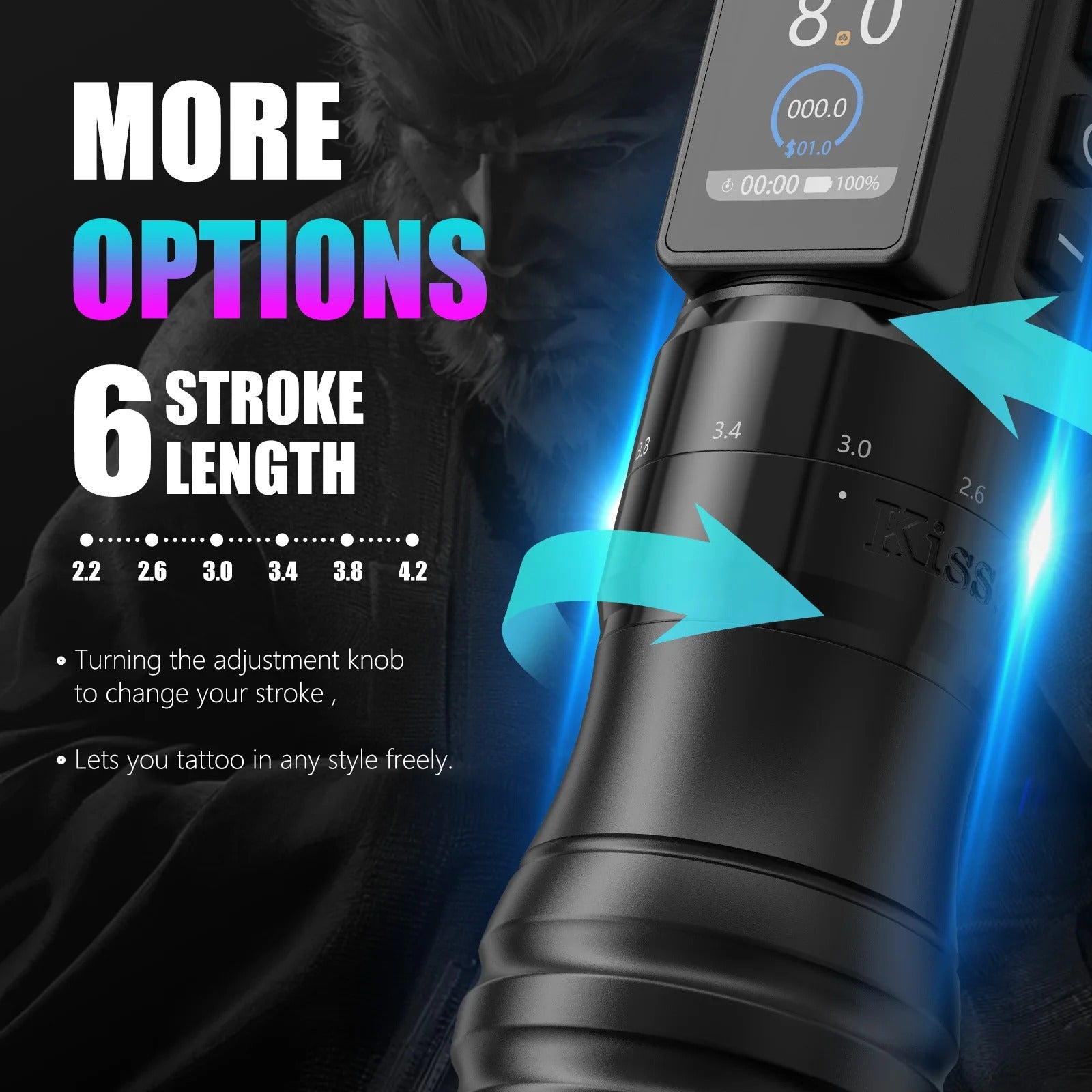 Ambition Traveler-T2 Wireless Tattoo Machine