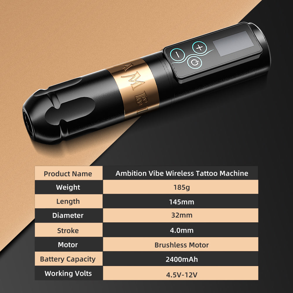 Ambition Vibe Wireless Tattoo Machine Pen