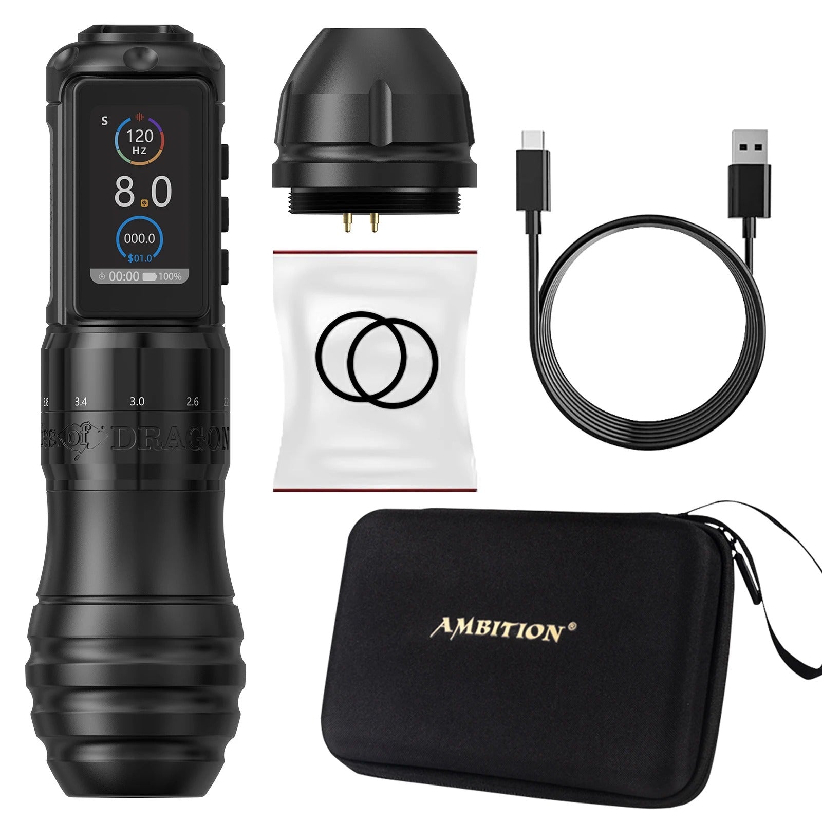 Ambition Traveler-T2 Wireless Tattoo Machine