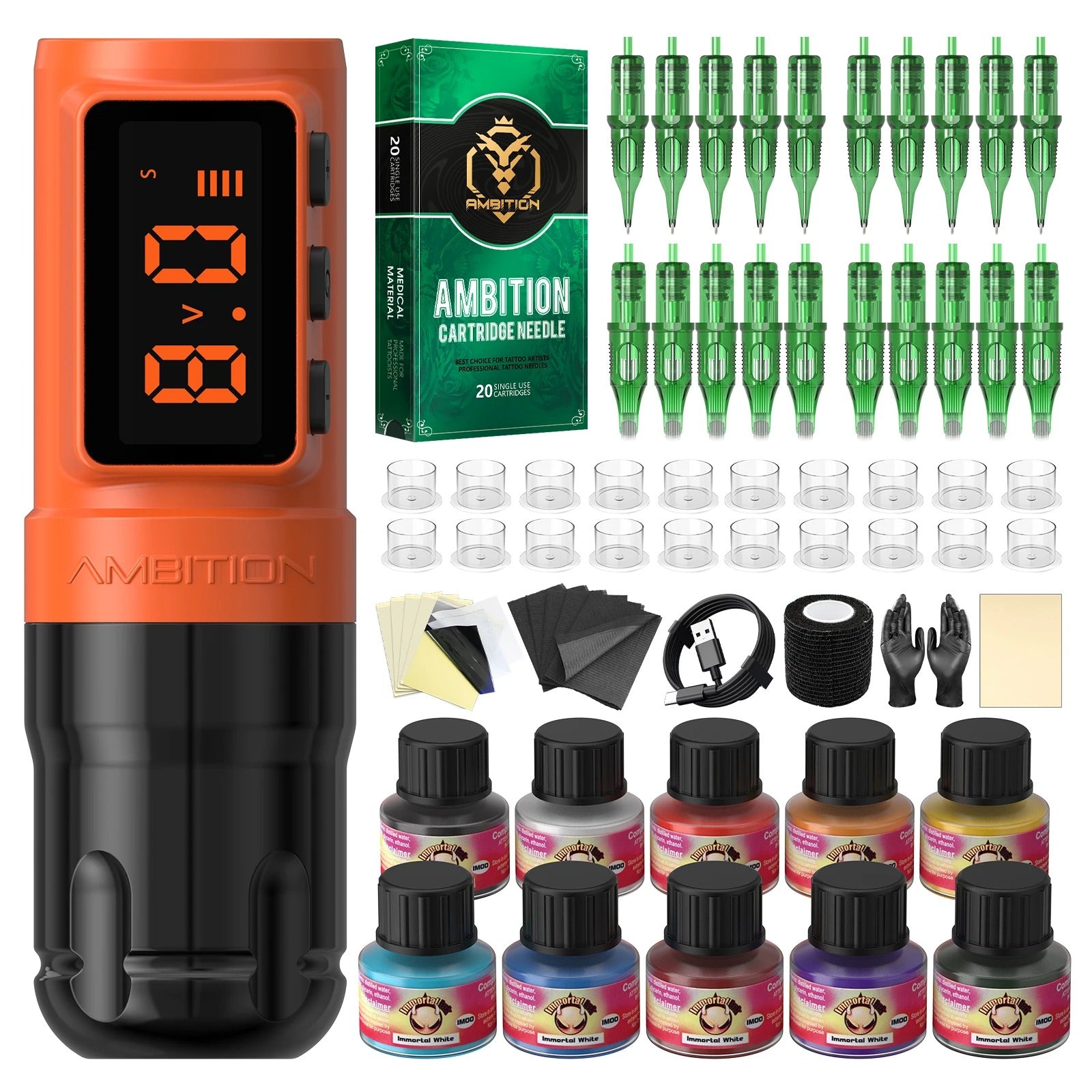 Ambition Bolt-X Wireless Tattoo Machine Pen