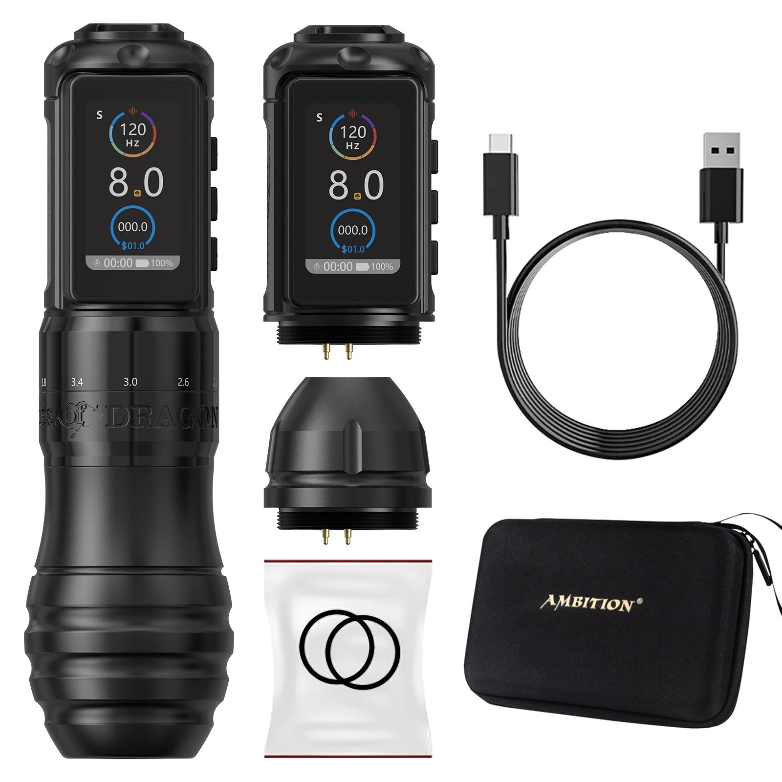 Ambition Traveler-T2 Wireless Tattoo Machine