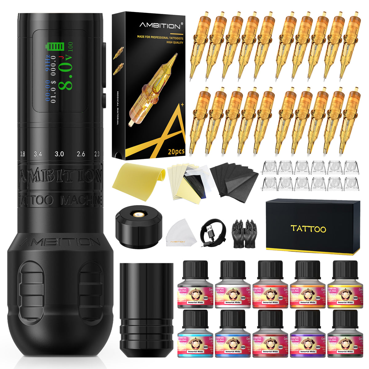 Ambition C1 Plus Complete Tattoo Starter Kit
