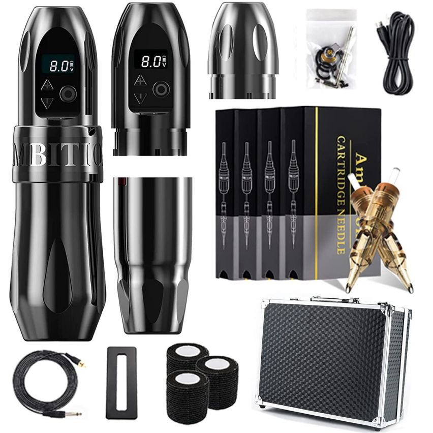 Tattoo Kit | Ambition Troll Wireless Tattoo Machine Kit
