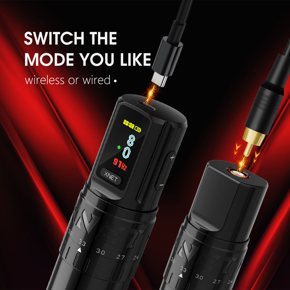 XNET Vipera Adjustable Wireless Tattoo Machine