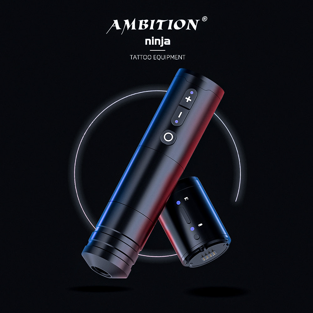 Ambition Ninja Wireless Tattoo Machine with 4mm Stroke