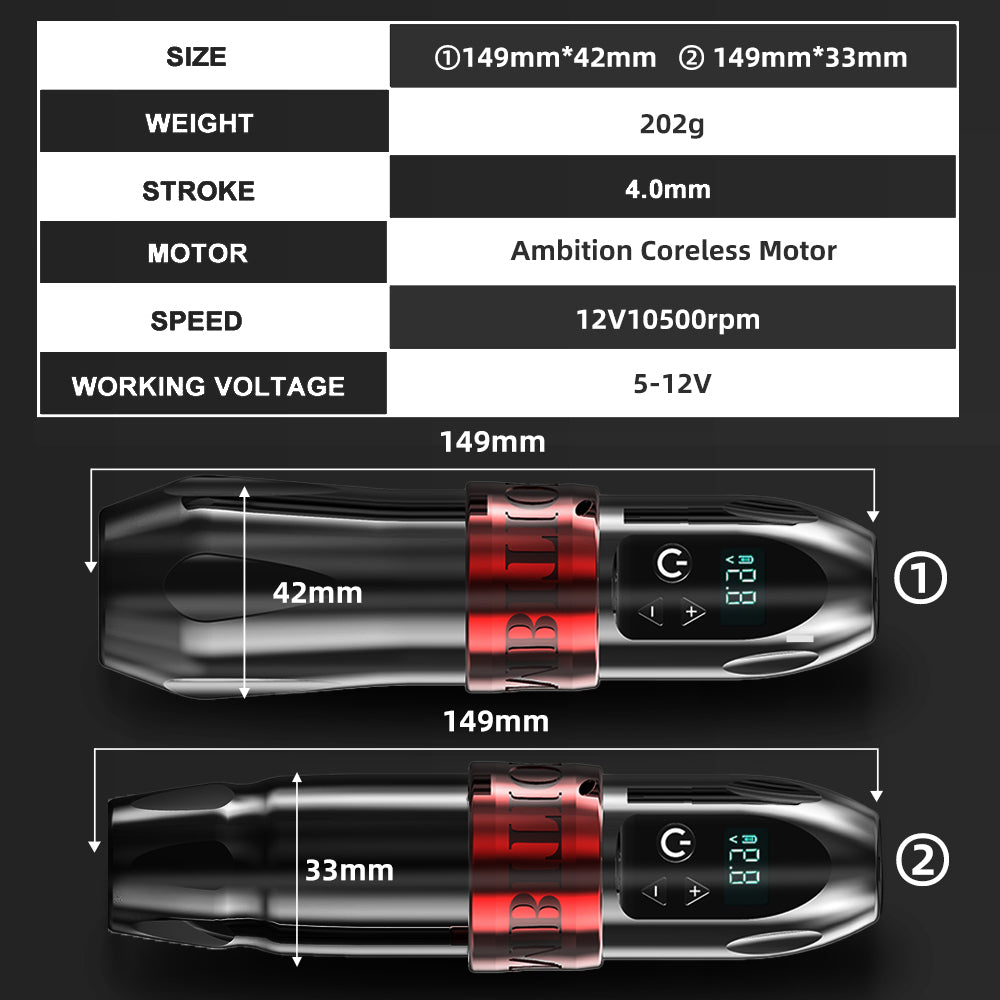 Ambition Troll Wireless Tattoo Machine